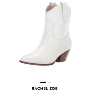 Rachel Zoe White Cowboy Boots 6.5M New in Box